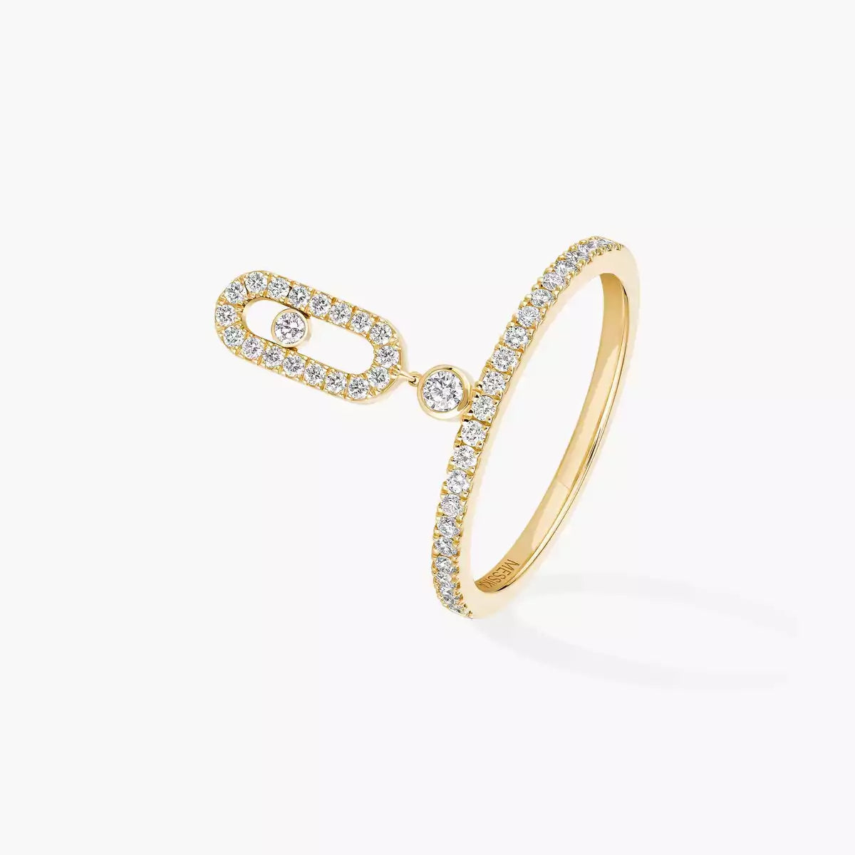[Auream]Move Uno Diamond Ring