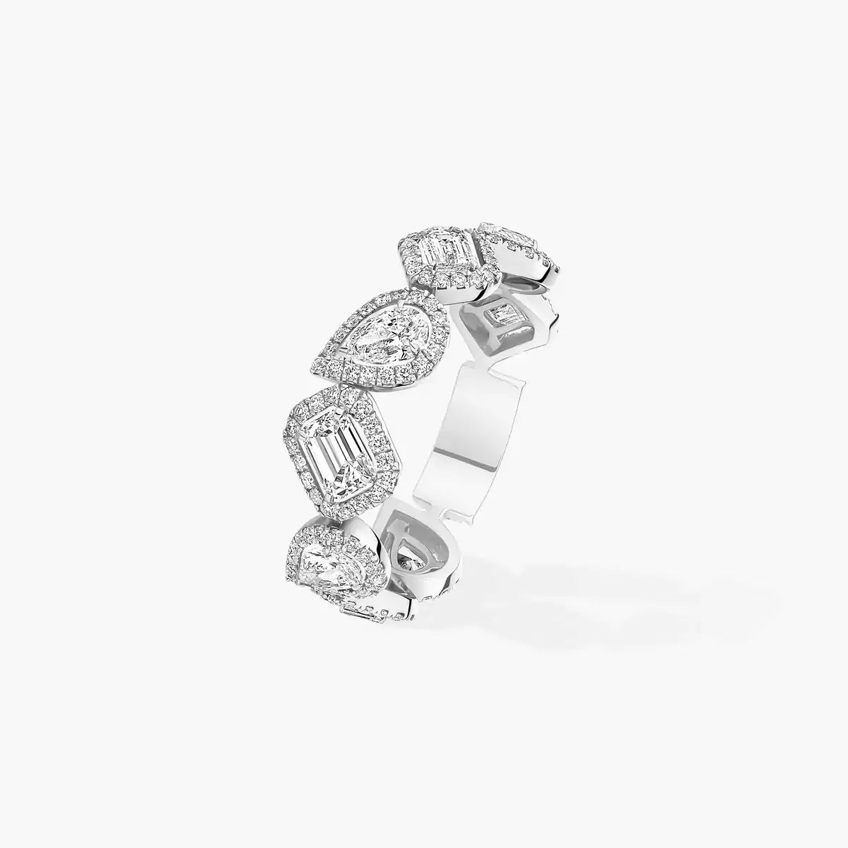 [Auream]Diamond Wedding Ring My Twin