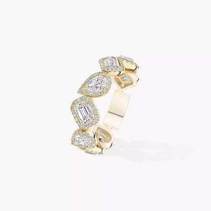 [Auream]Diamond Wedding Ring My Twin