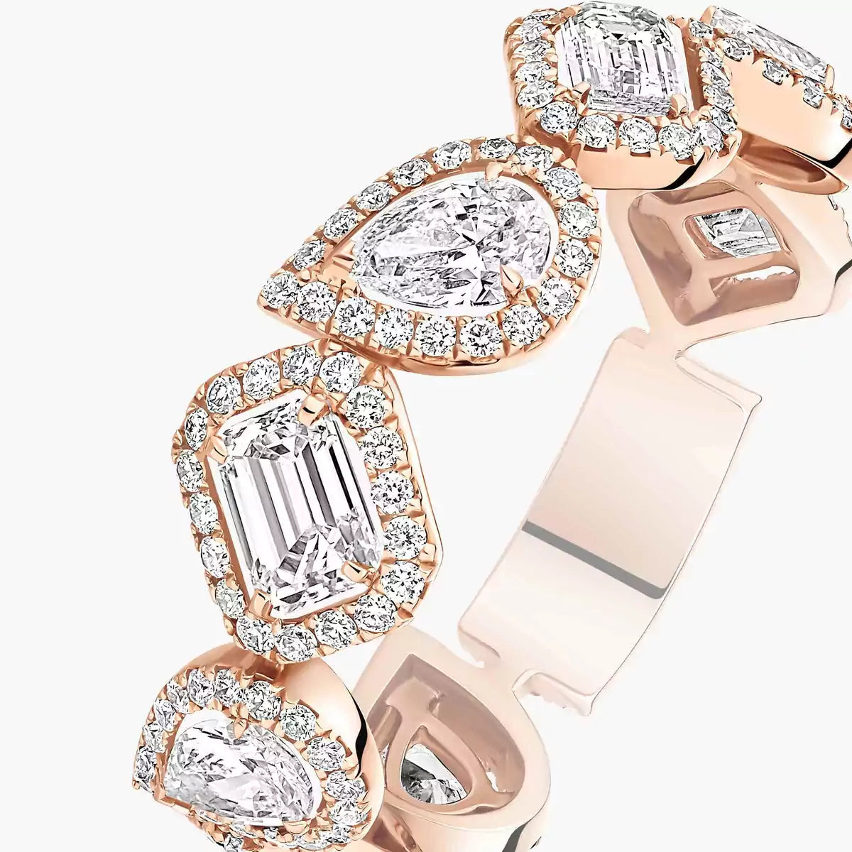[Auream]Diamond Wedding Ring My Twin