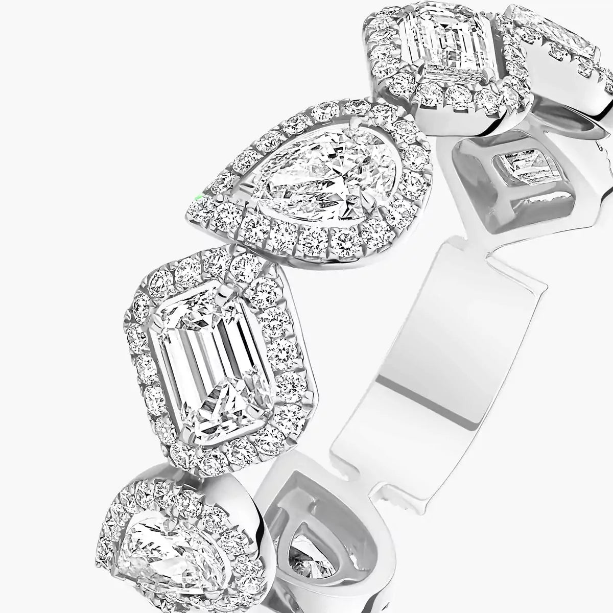 [Auream]Diamond Wedding Ring My Twin