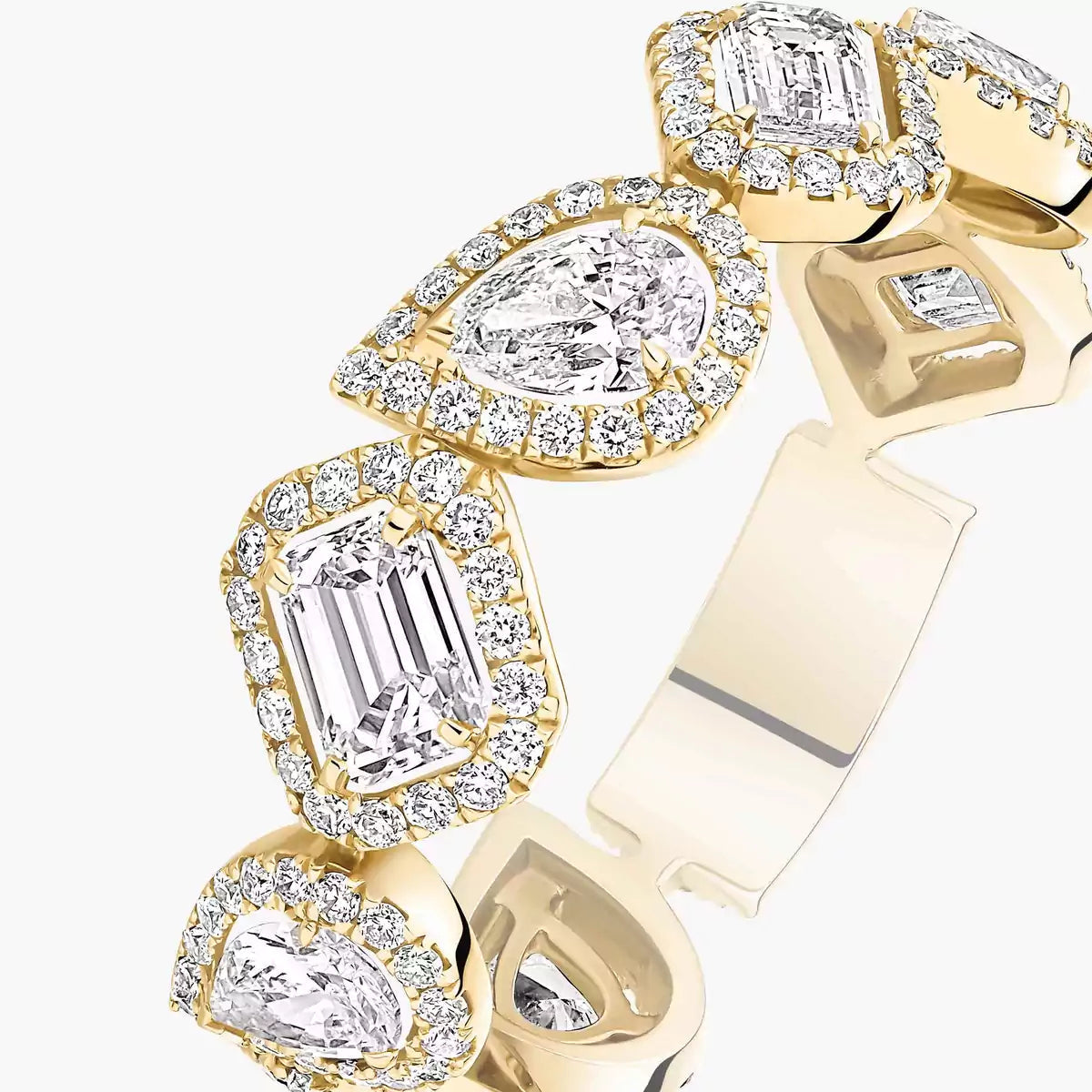 [Auream]Diamond Wedding Ring My Twin