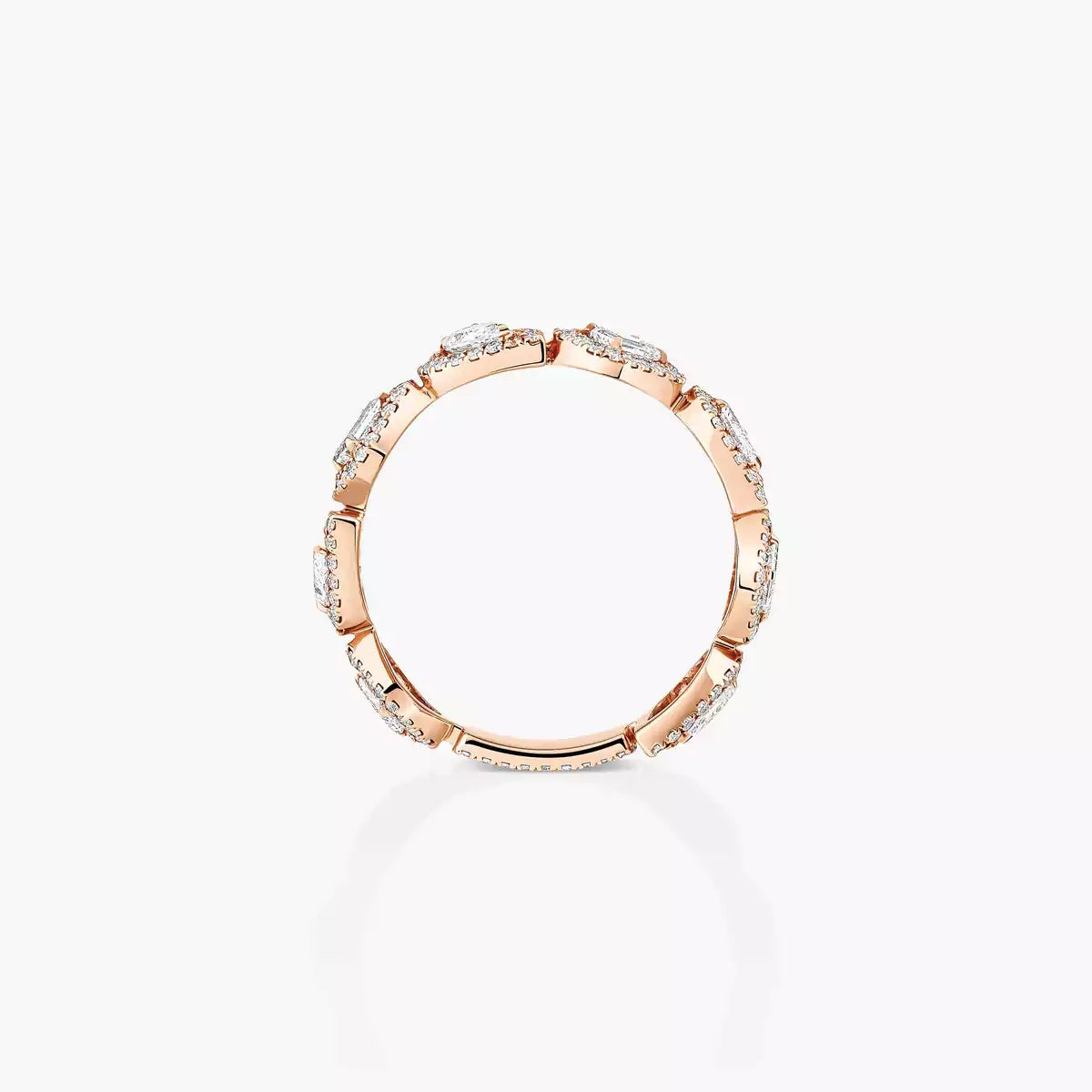 [Auream]Diamond Wedding Ring My Twin