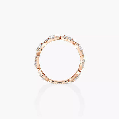 [Auream]Diamond Wedding Ring My Twin