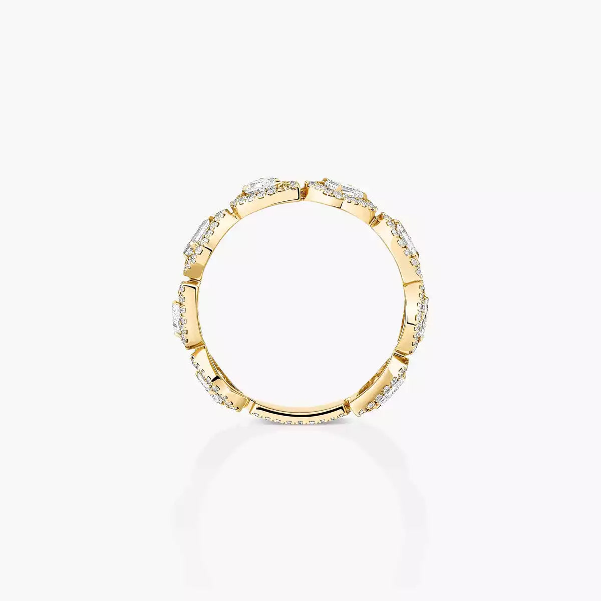 [Auream]Diamond Wedding Ring My Twin