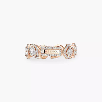 [Auream]Diamond Wedding Ring My Twin