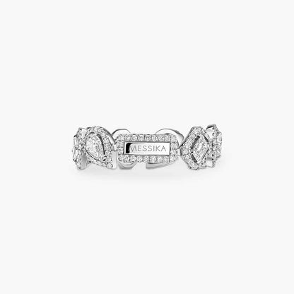 [Auream]Diamond Wedding Ring My Twin