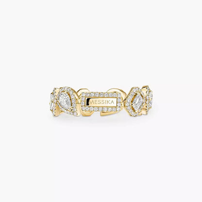 [Auream]Diamond Wedding Ring My Twin