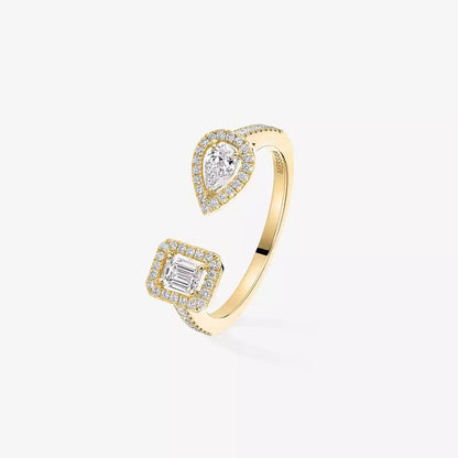 [Auream]My Twin Toi Gold Diamond Ring