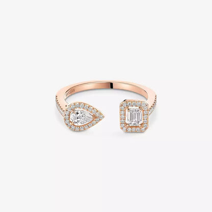 [Auream]My Twin Toi Gold Diamond Ring