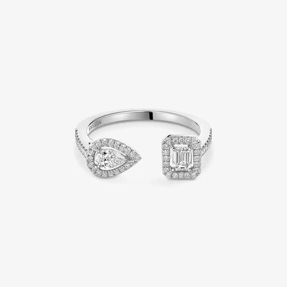 [Auream]My Twin Toi Gold Diamond Ring