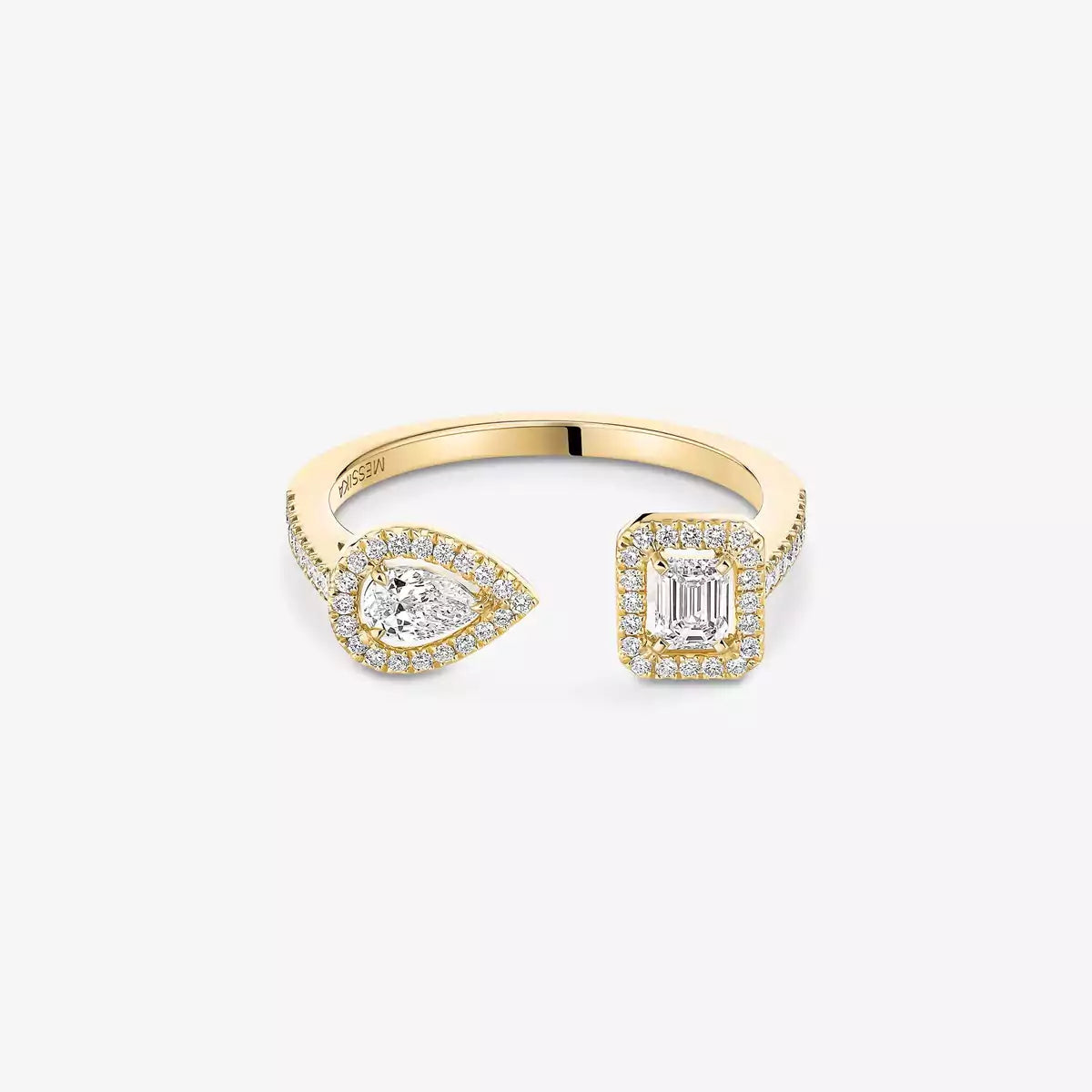 [Auream]My Twin Toi Gold Diamond Ring