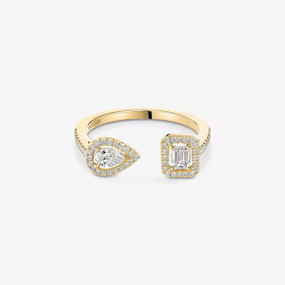 [Auream]My Twin Toi Gold Diamond Ring