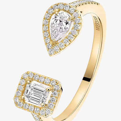 [Auream]My Twin Toi Gold Diamond Ring