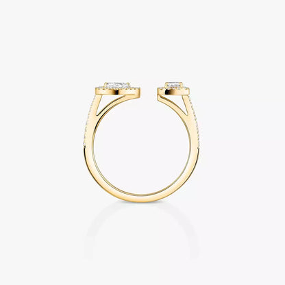 [Auream]My Twin Toi Gold Diamond Ring