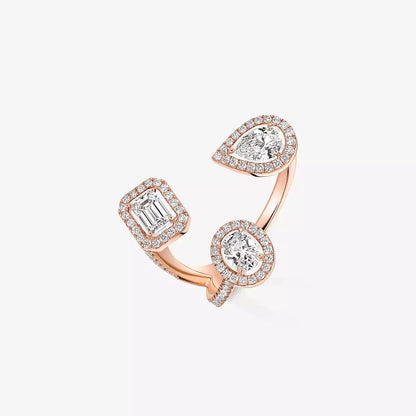 [[Auream] Diamond Ring 0,25ct My Twin Trilogy