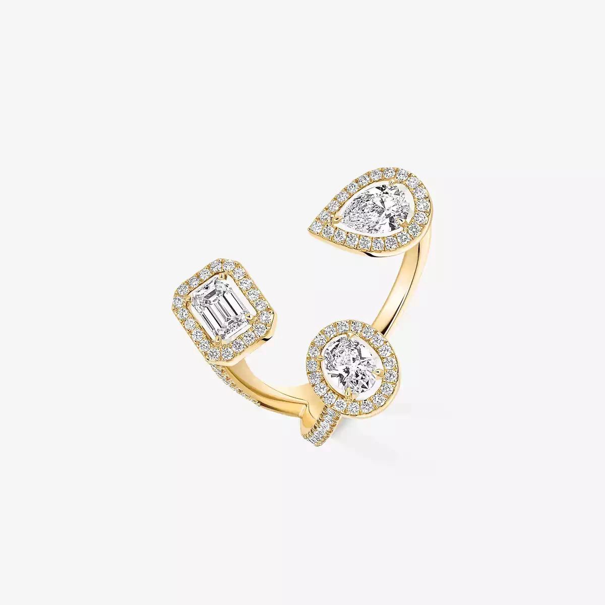 [[Auream] Diamond Ring 0,25ct My Twin Trilogy