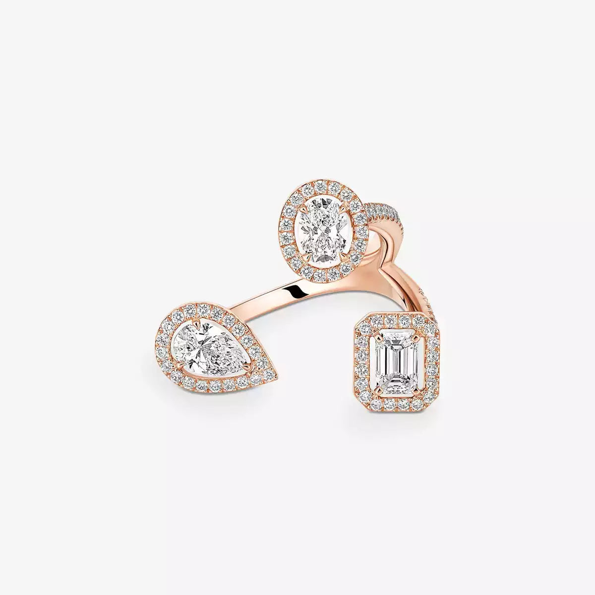 [[Auream] Diamond Ring 0,25ct My Twin Trilogy