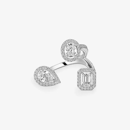 [[Auream] Diamond Ring 0,25ct My Twin Trilogy