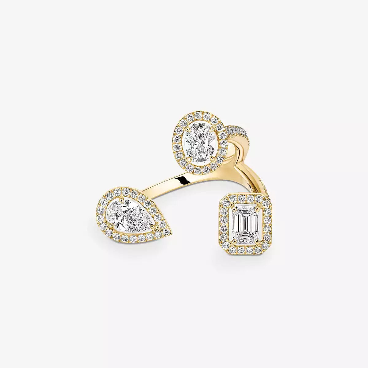 [[Auream] Diamond Ring 0,25ct My Twin Trilogy