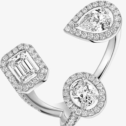 [[Auream] Diamond Ring 0,25ct My Twin Trilogy