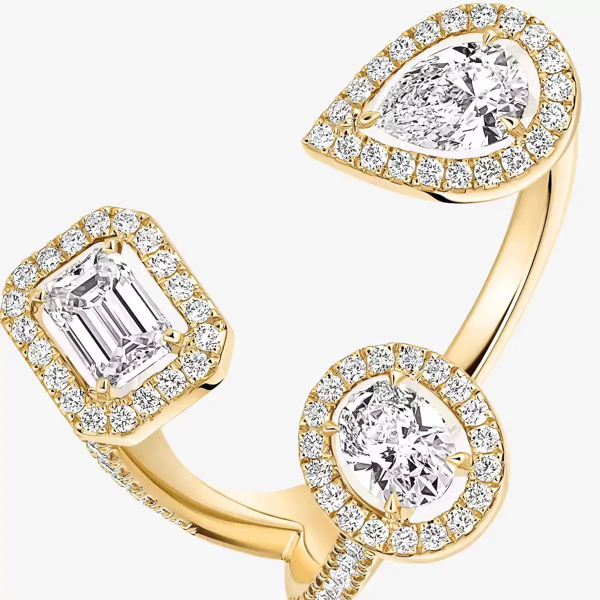 [[Auream] Diamond Ring 0,25ct My Twin Trilogy