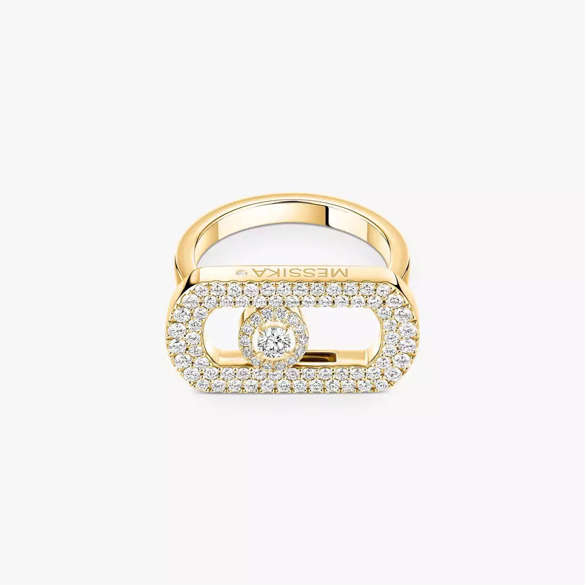 [Auream]So Move Pave_-Set Diamond Ring