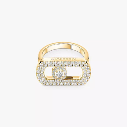 [Auream]So Move Pave_-Set Diamond Ring
