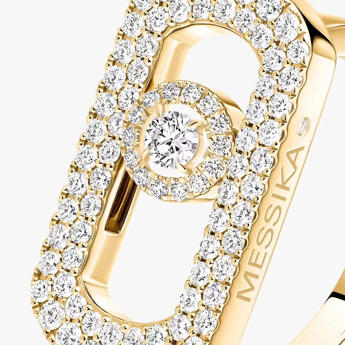 [Auream]So Move Pave_-Set Diamond Ring