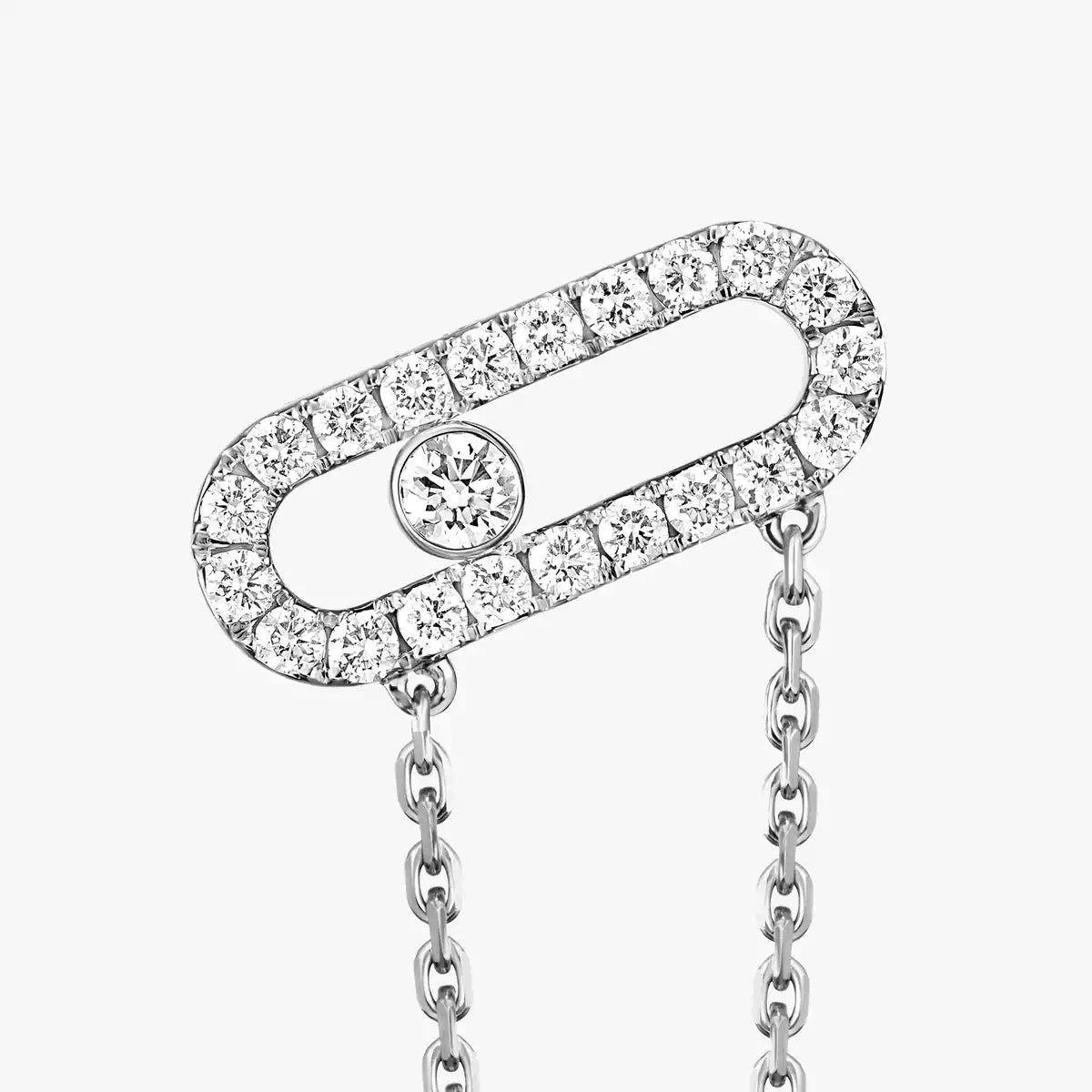 [Auream]Move Uno Diamond Earrings