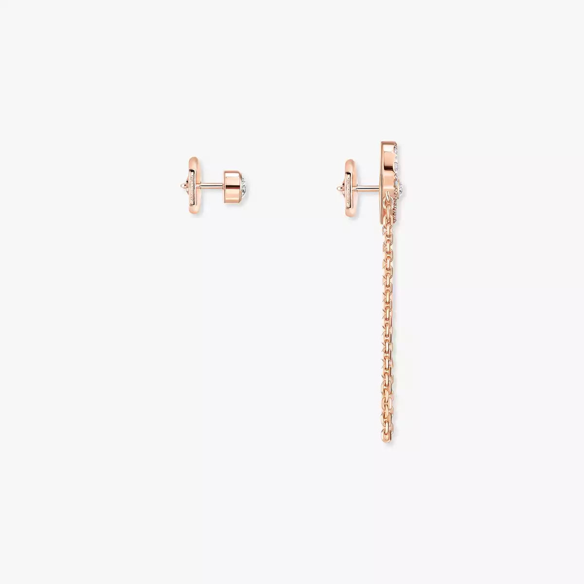 [Auream]Move Uno Diamond Earrings