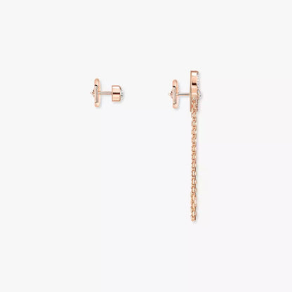 [Auream]Move Uno Diamond Earrings