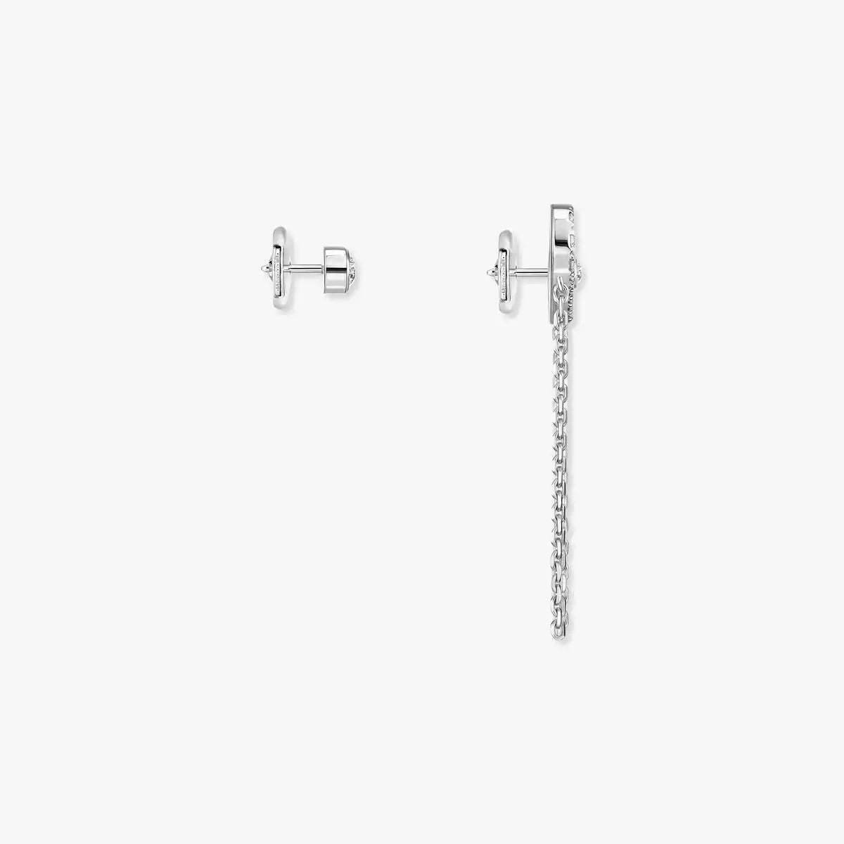 [Auream]Move Uno Diamond Earrings