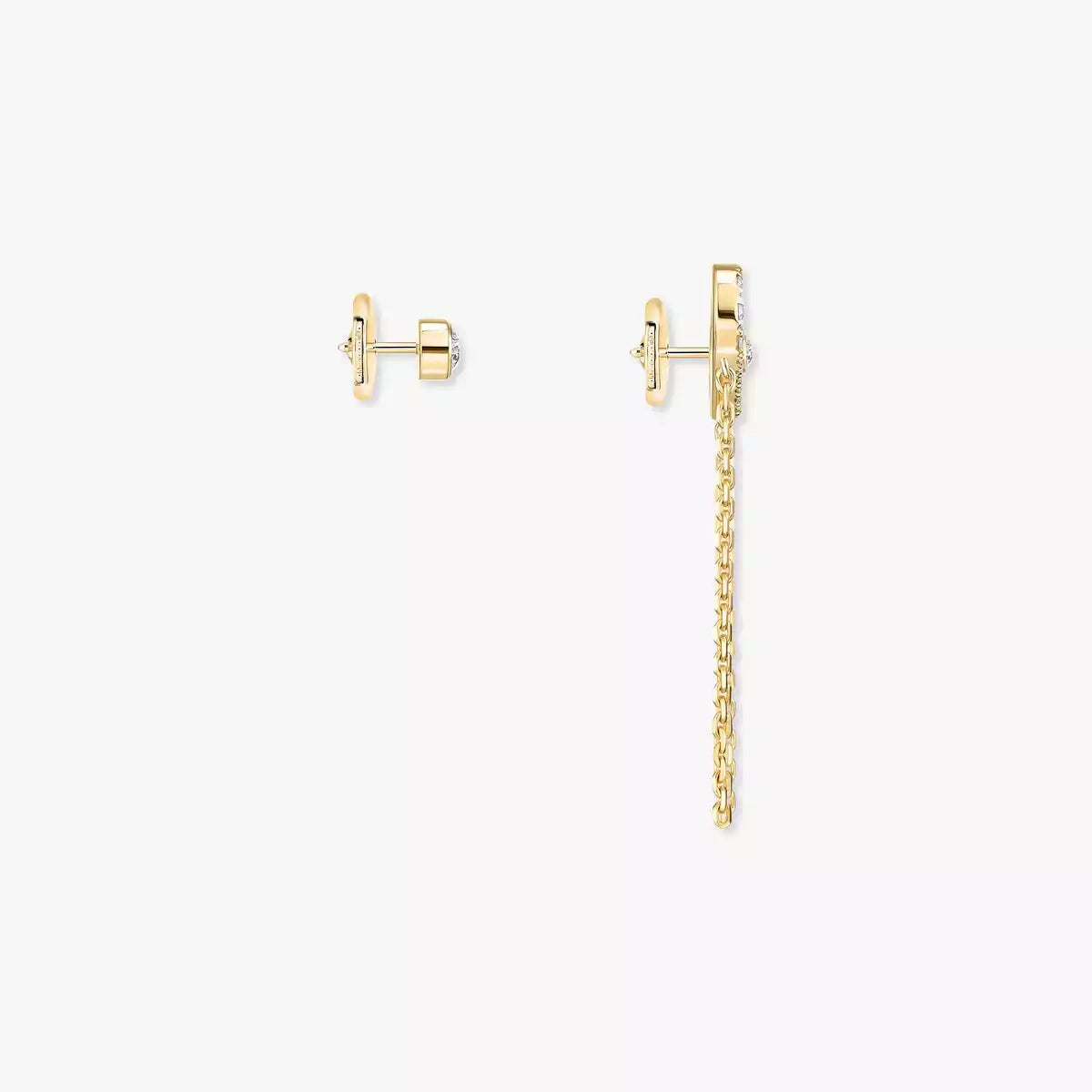 [Auream]Move Uno Diamond Earrings