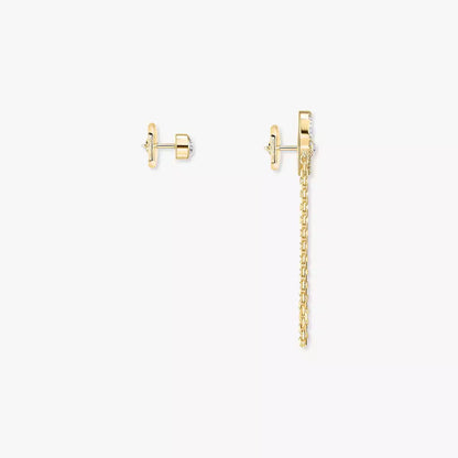 [Auream]Move Uno Diamond Earrings