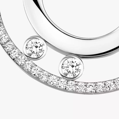 [Auream]Move Romane Small Diamond Hoop Earrings