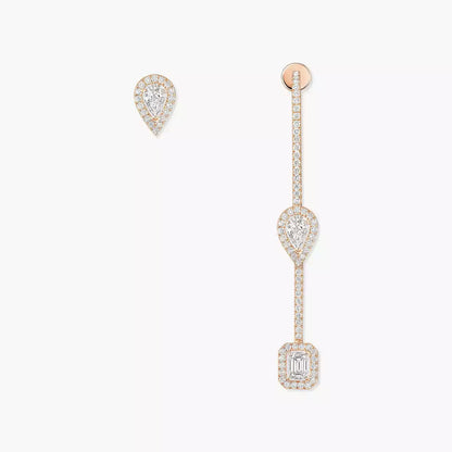 [Auream]Diamond Drop Earrings My Twin