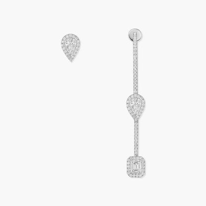 [Auream]Diamond Drop Earrings My Twin