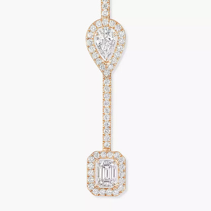 [Auream]Diamond Drop Earrings My Twin