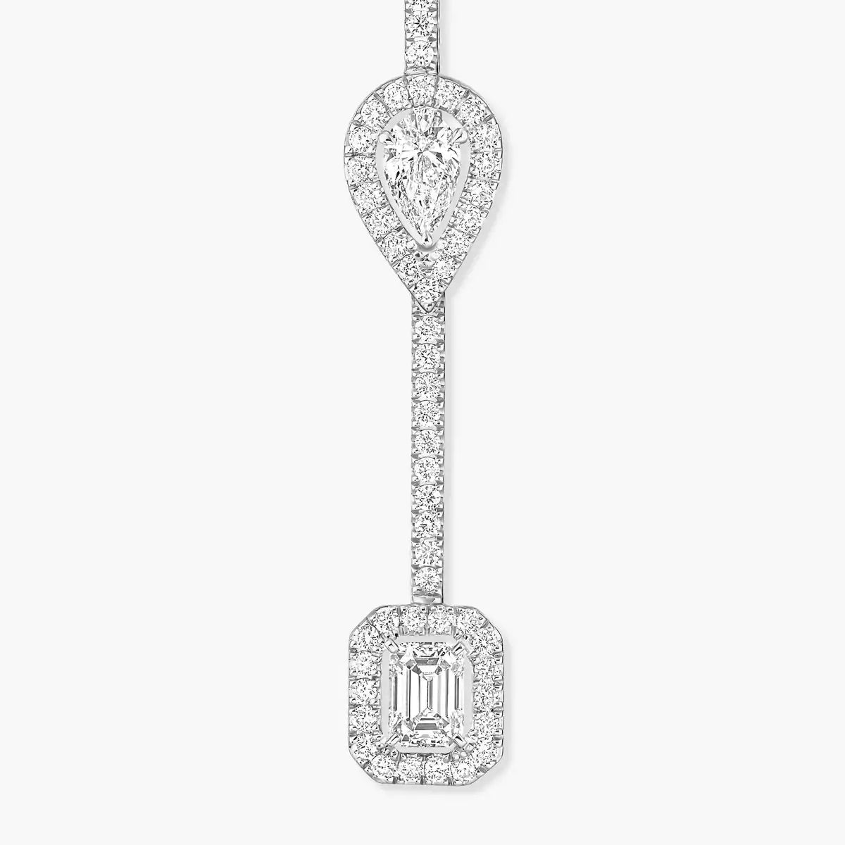 [Auream]Diamond Drop Earrings My Twin