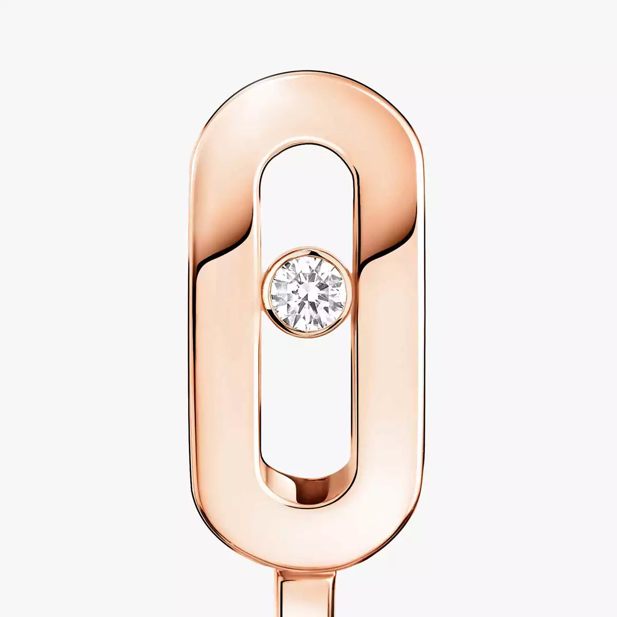 [Auream]Diamond Mini Hoop Earrings Move Classique