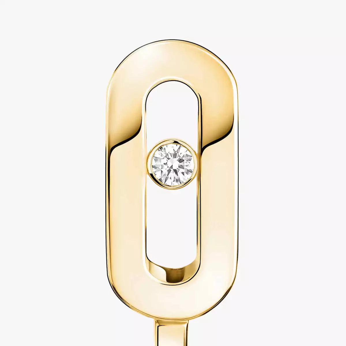 [Auream]Diamond Mini Hoop Earrings Move Classique