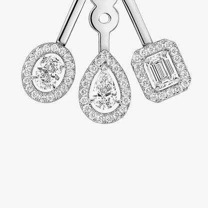 [Auream] My Twin Trio  Diamond Earrings