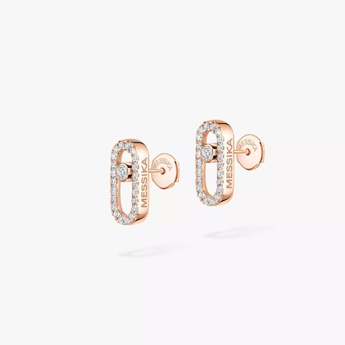 [Auream]Move Uno Diamond Earrings