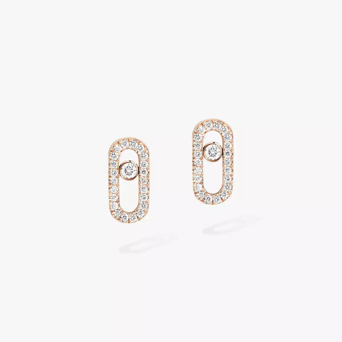 [Auream]Move Uno Diamond Earrings