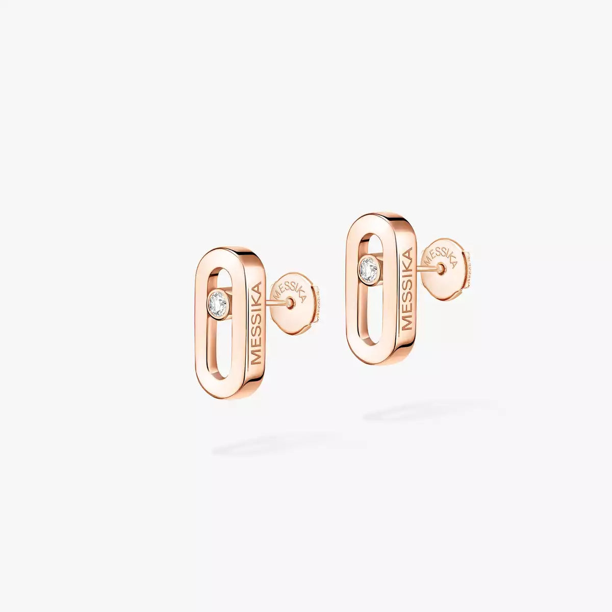 [Auream]Move Uno Diamond Stud Earrings
