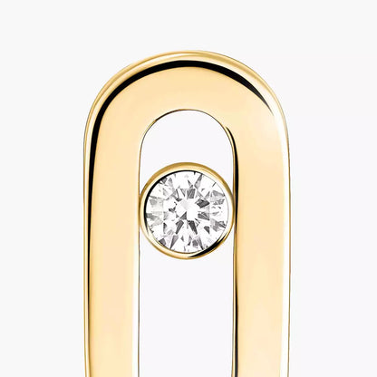 [Auream]Move Uno Diamond Stud Earrings