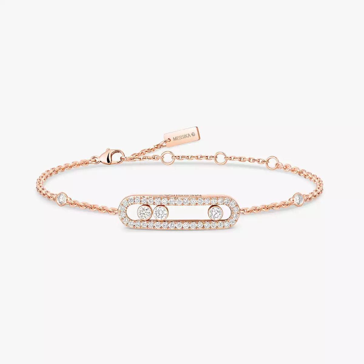 [Auream]Pavé Baby Move Diamond Bracelet