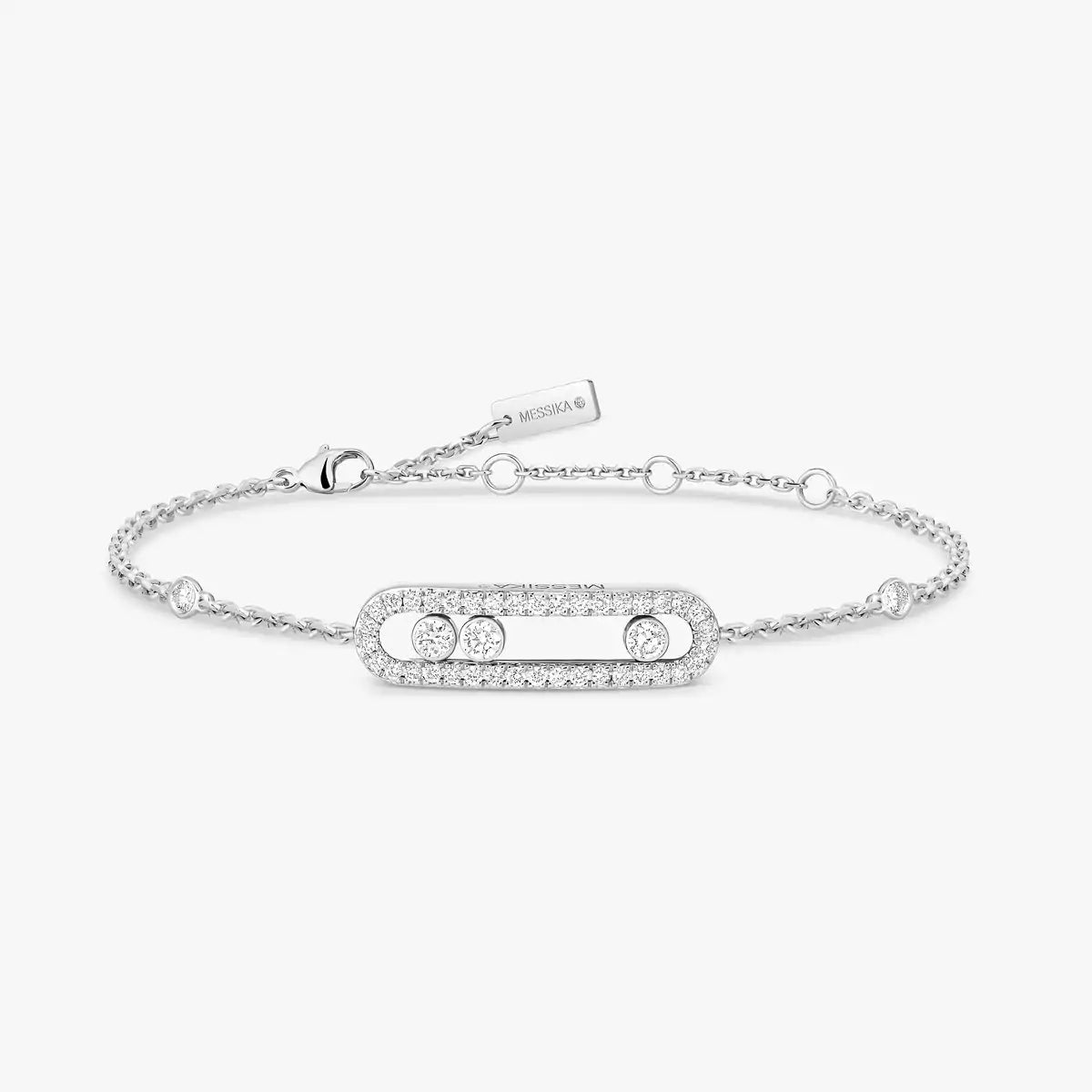 [Auream]Pavé Baby Move Diamond Bracelet