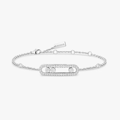 [Auream]Pavé Baby Move Diamond Bracelet